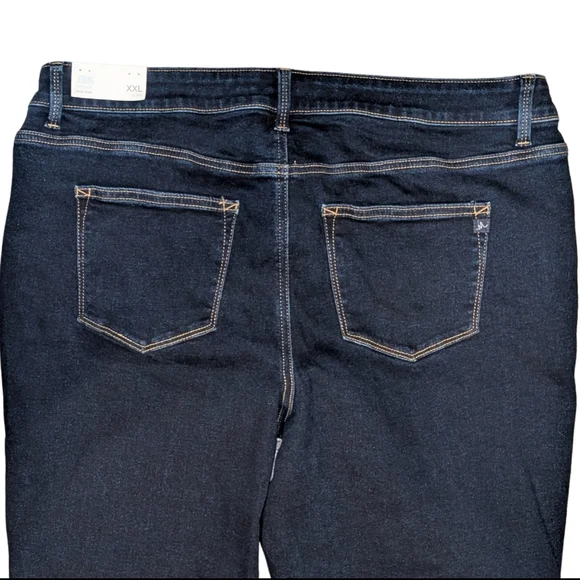 NWT M Jeans by Maurices Vintage Dark Wash Mid Rise Jegging, Size XXL Long - Picture 6 of 10